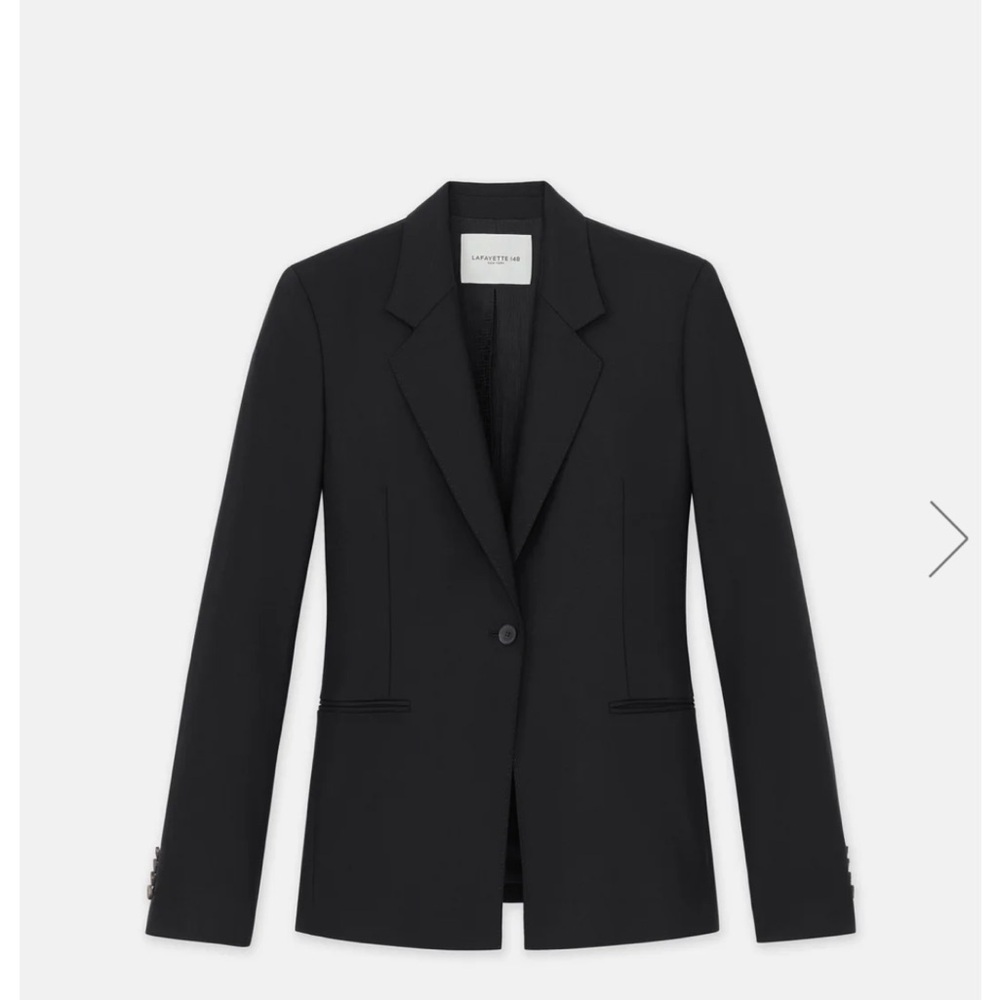Lafayette 148 New York Classic Black Blazer